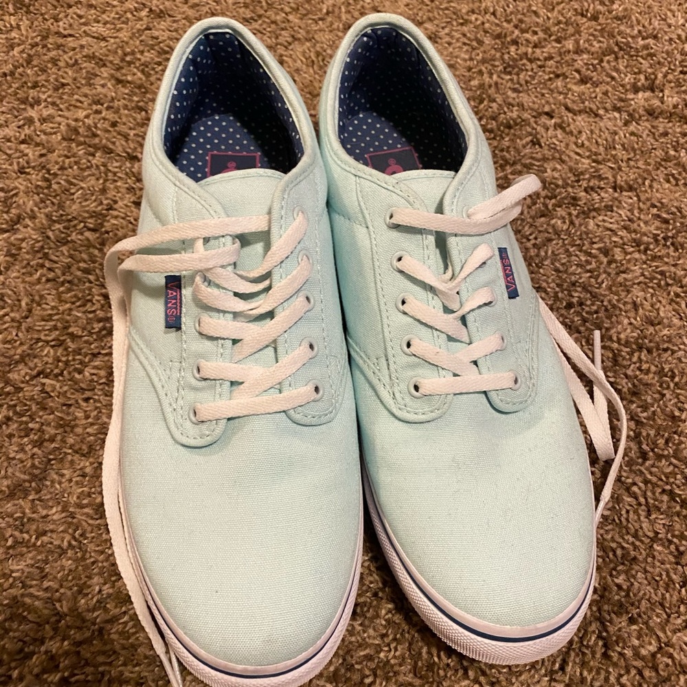 Vans aqua blue